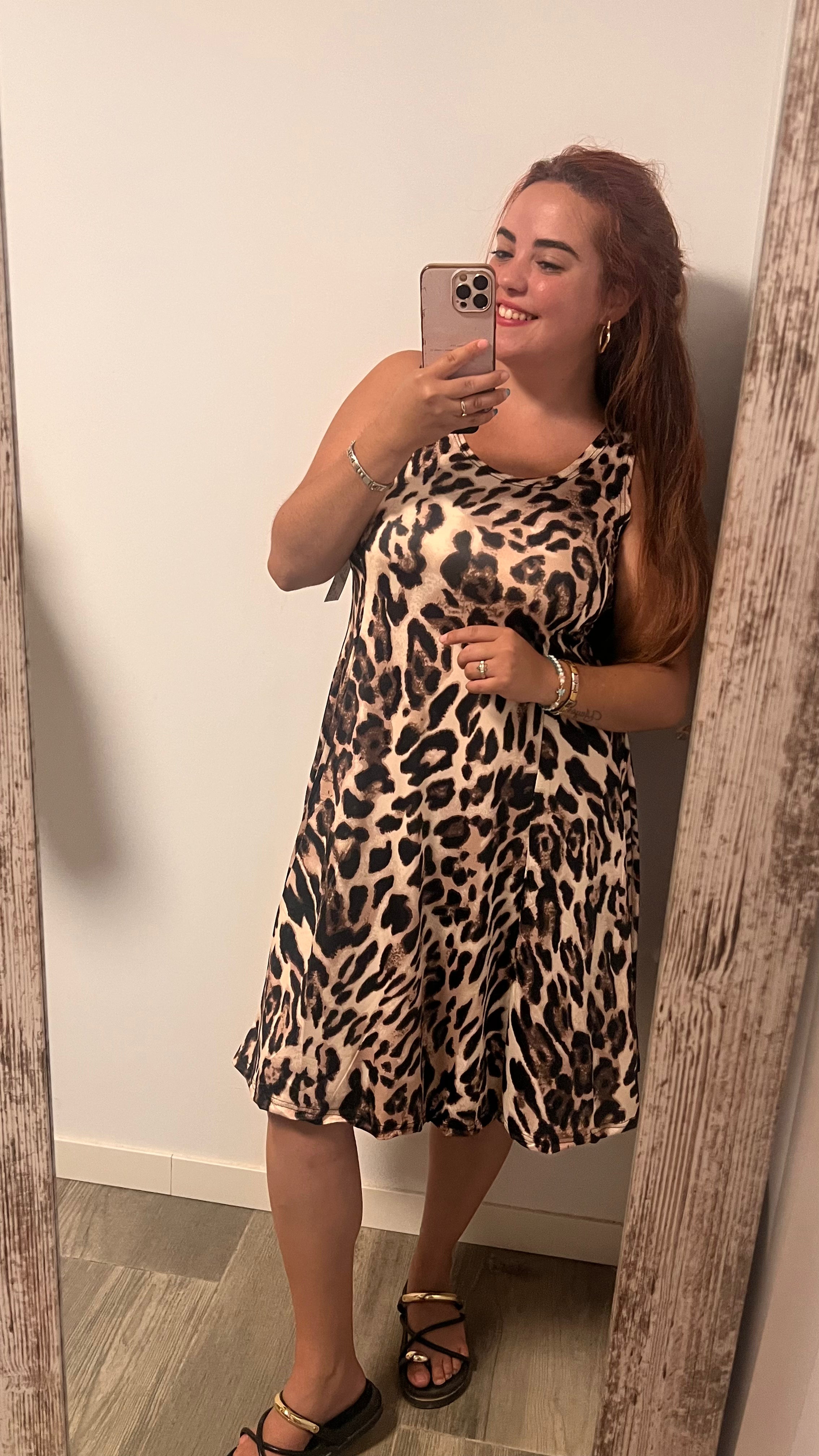 Vestido leopardo