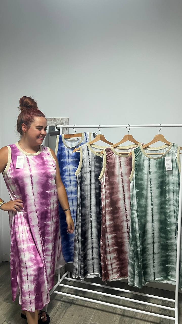 Vestido Curvi Violeta y colores disponibles
