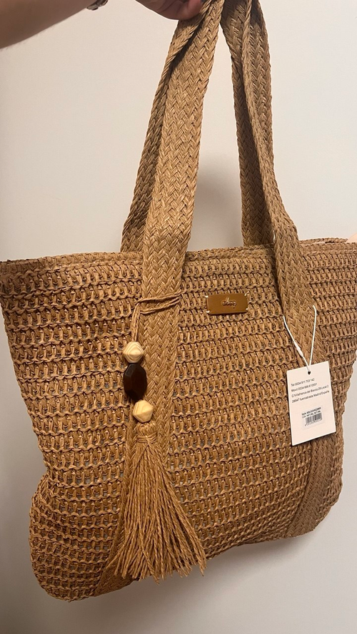 Bolso Rafia Carmen foto original