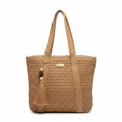 Bolso Rafia Carmen fondo blanco profesional